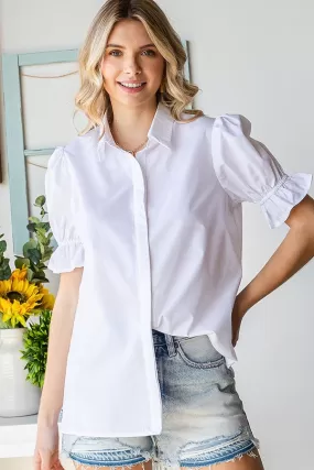 New Beginnings Top - White