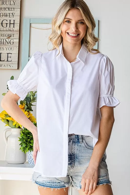 New Beginnings Top - White