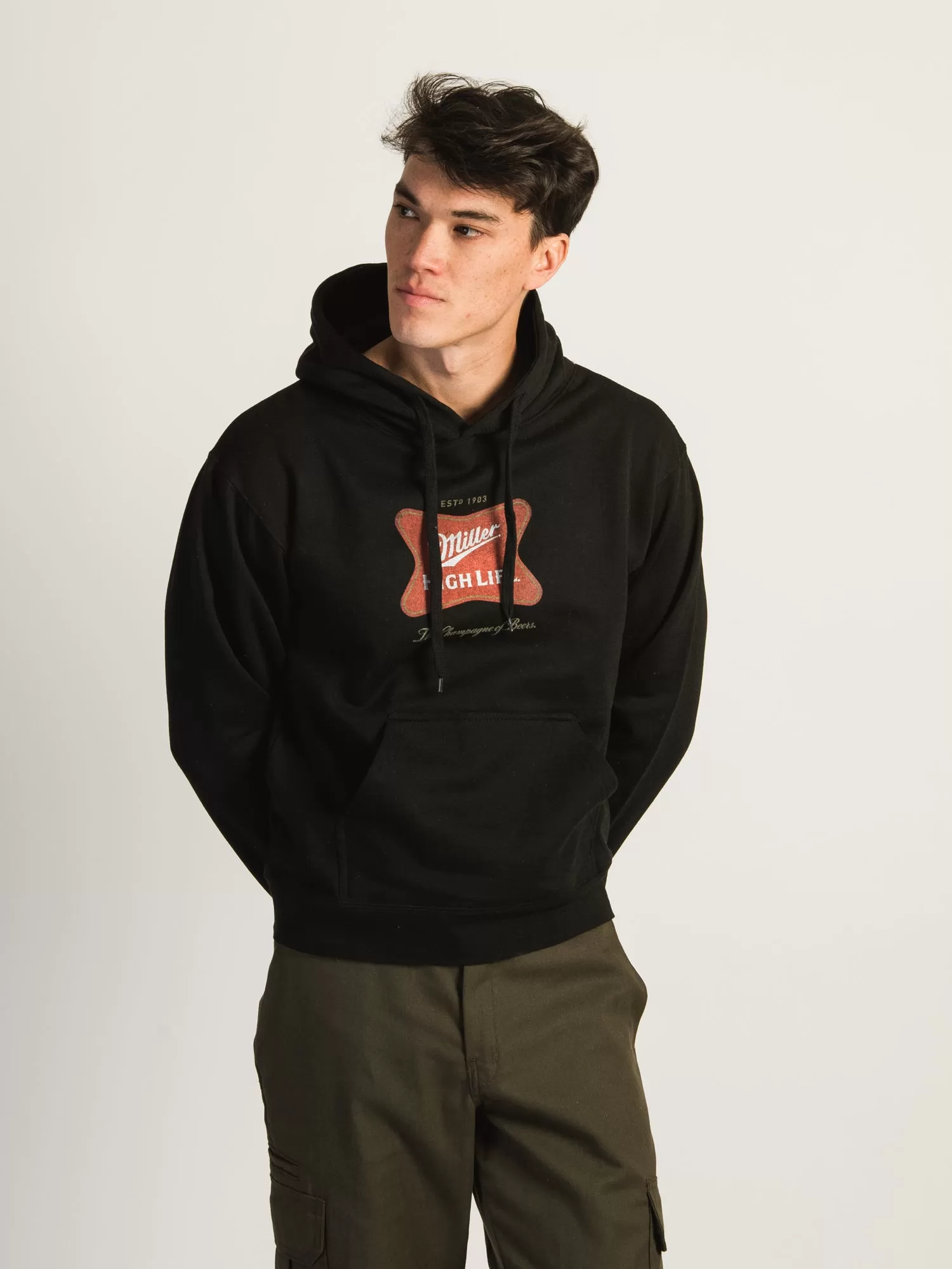 NTD APPAREL MILLER HIGH LIFE PULLOVER HOODIE