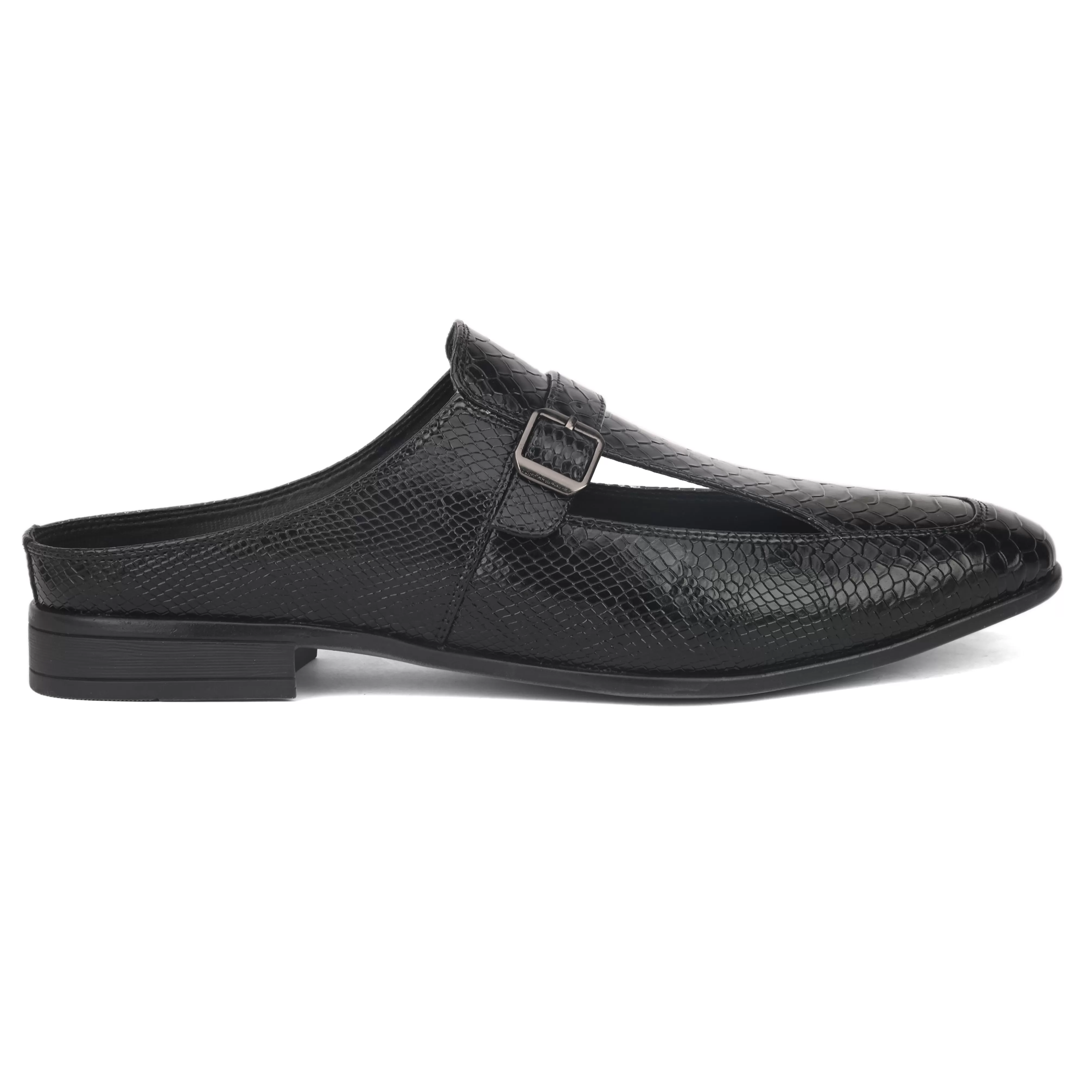 Palladio Black Sandal Mules