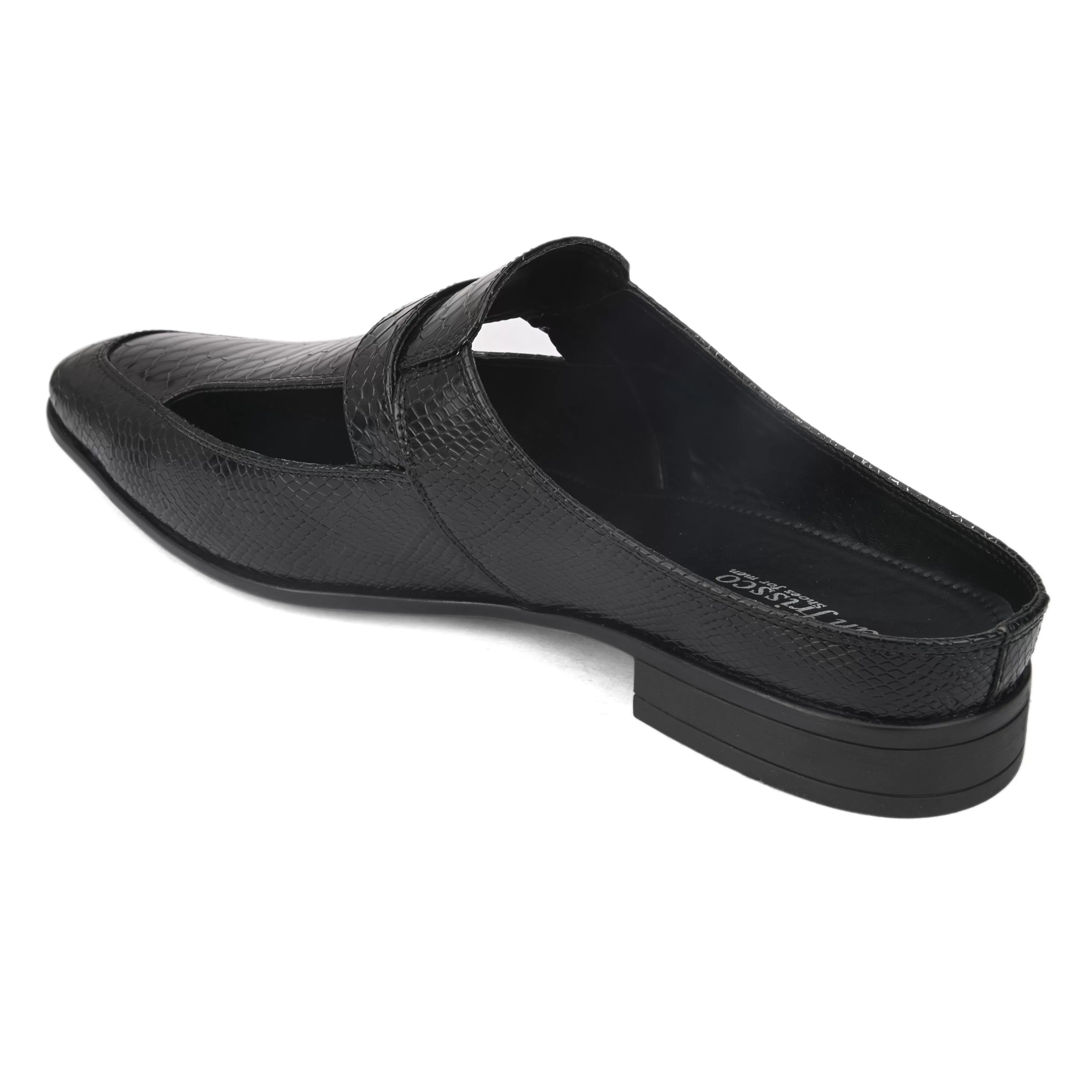 Palladio Black Sandal Mules