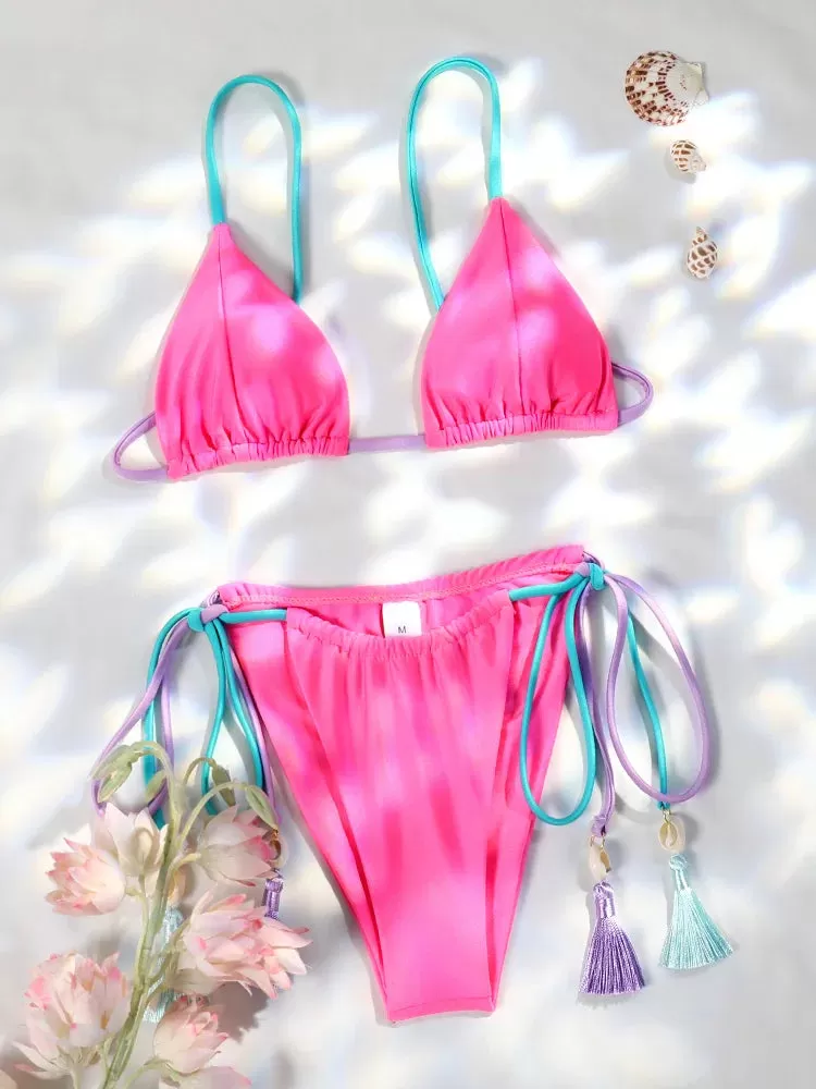 Pure Paradise Triangle-Riemchen-Bikini