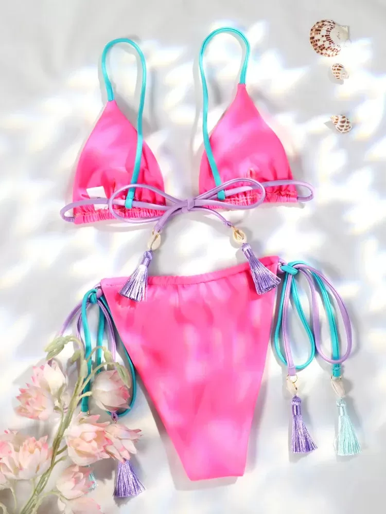 Pure Paradise Triangle-Riemchen-Bikini