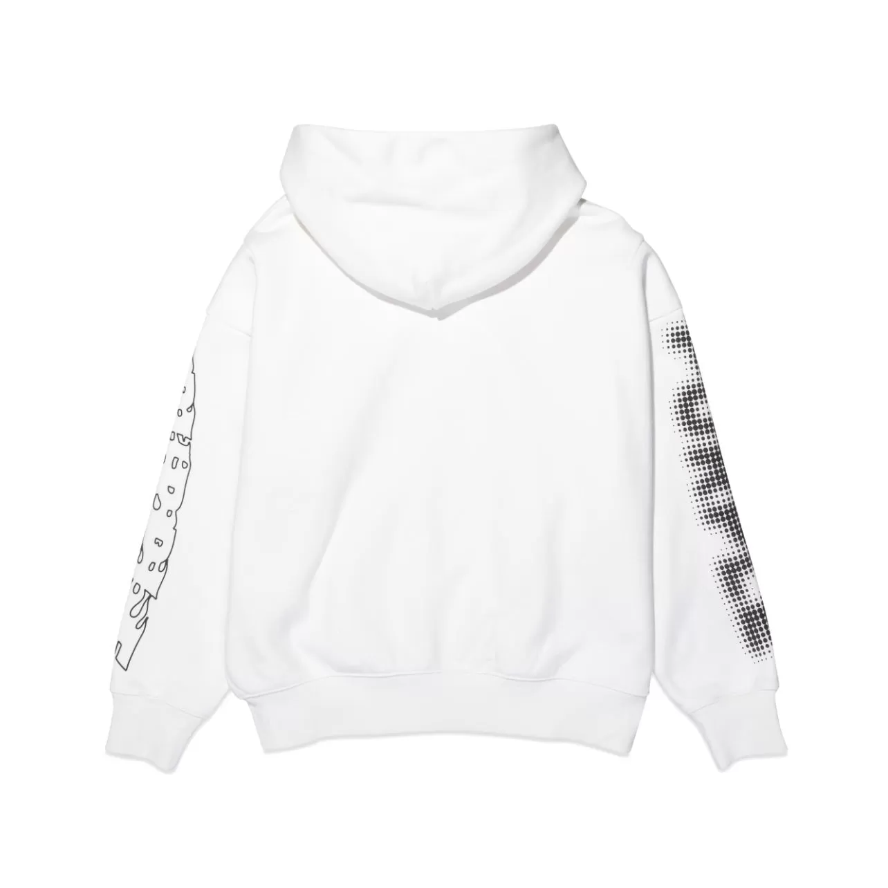 Purple Brand Fleece Flame Off White Hoodie