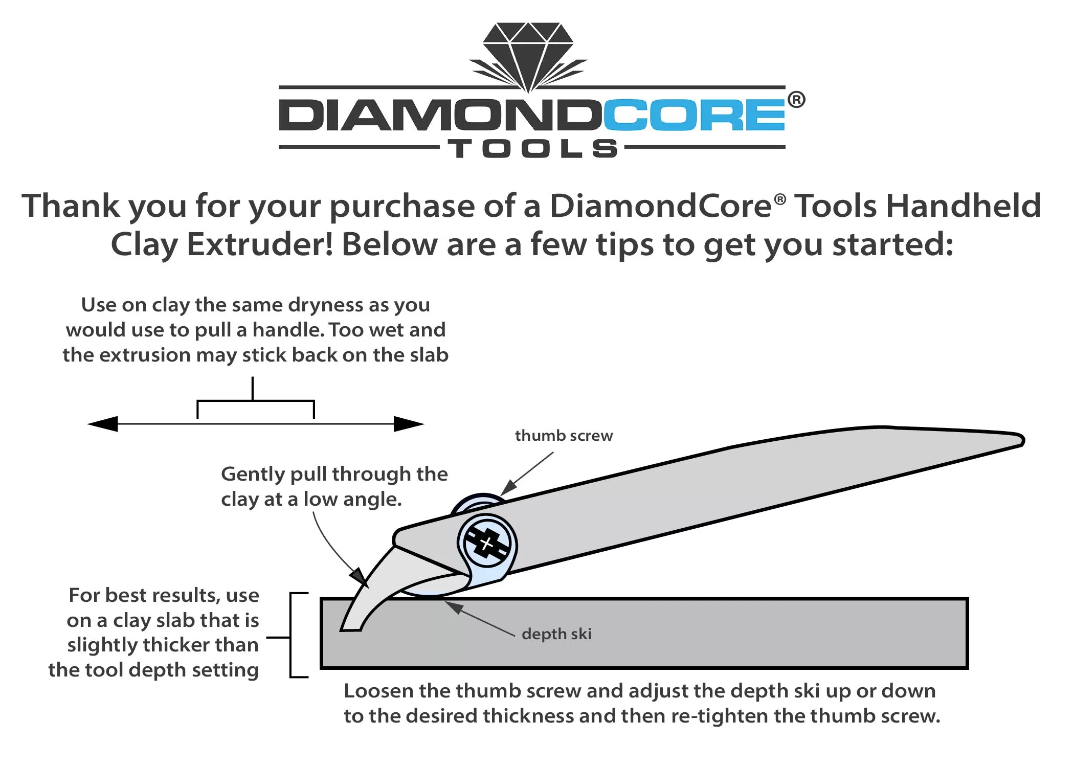 R2 Triangle Handheld Clay Extruder