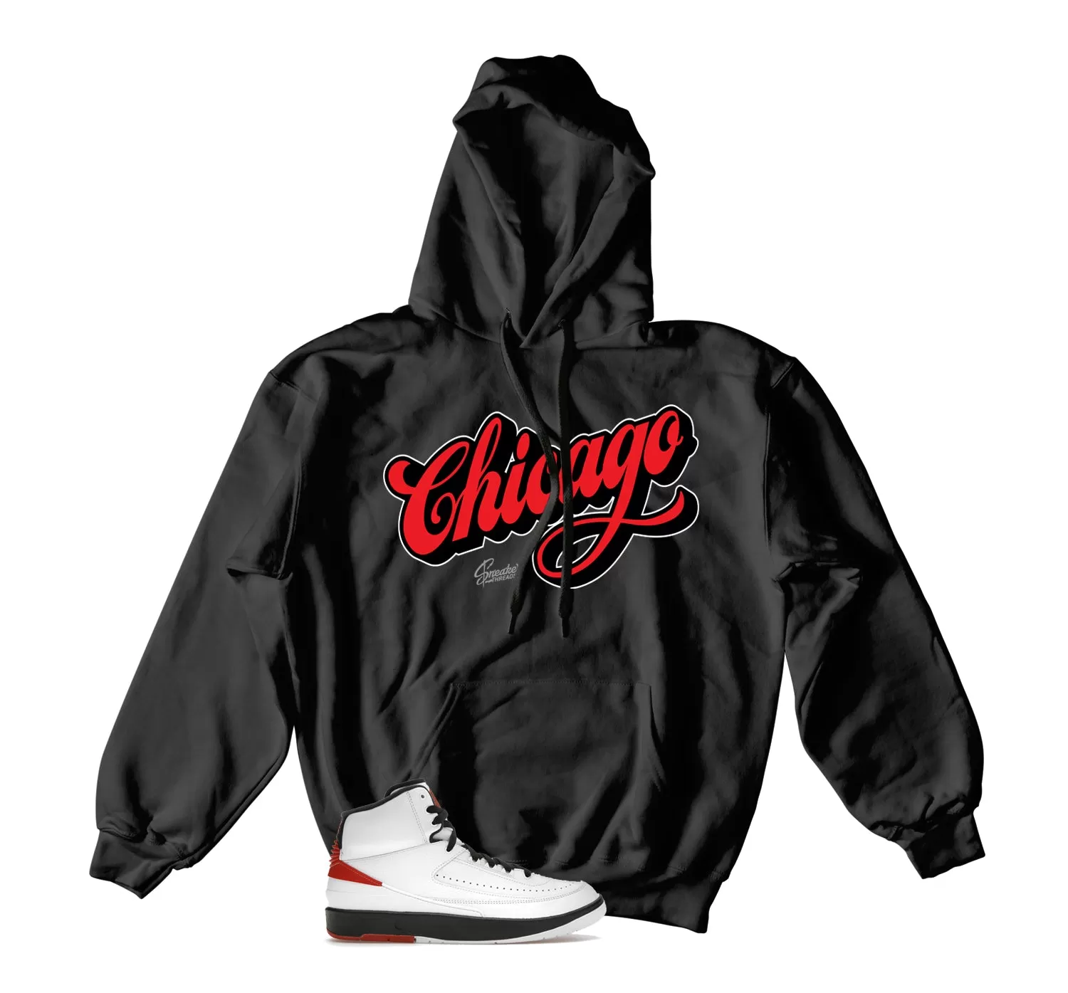 Retro 2 Chicago Script Hoody