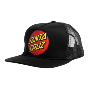 Santa Cruz Classic Dot Trucker Hat - Black