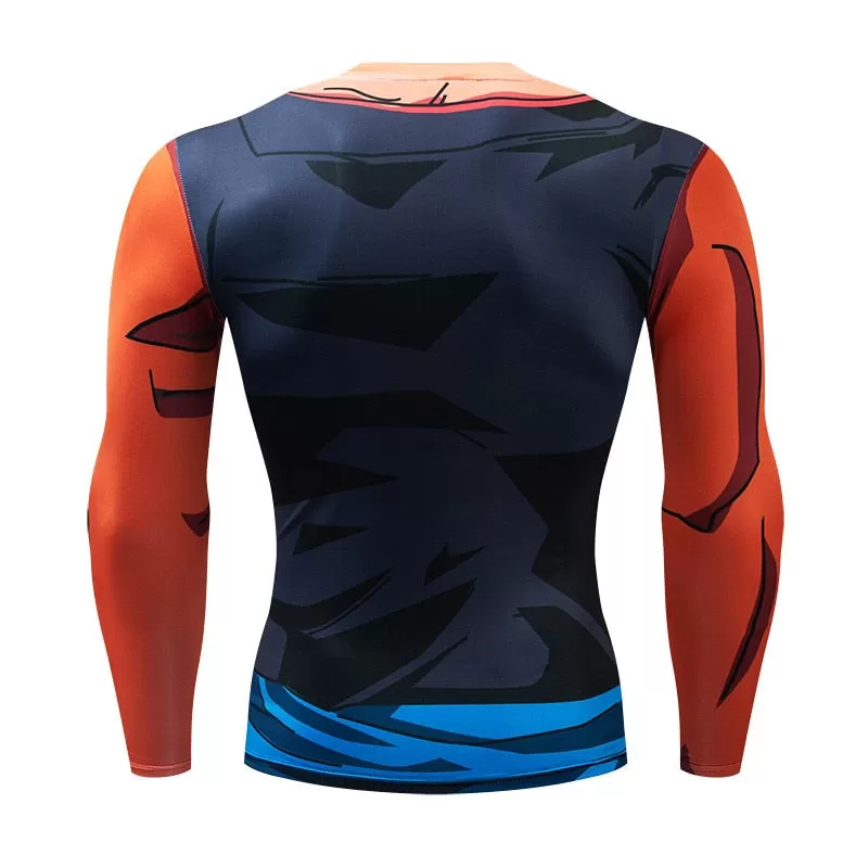 SDBH Vegito Dragon Ball Z Long Sleeve Compression Rashguard