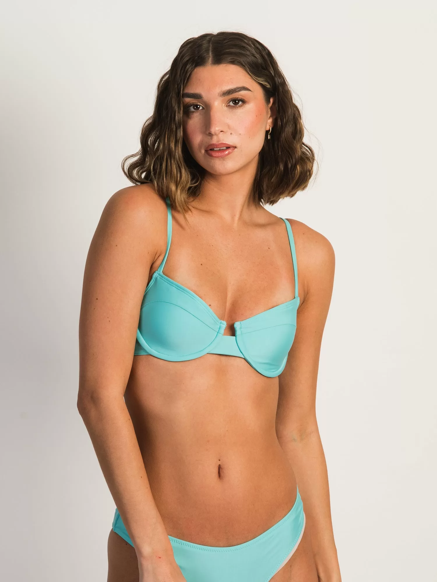 SKINNY DIP ALIX UNDERWIRE TOP - AQUA