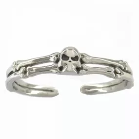 Small Single Skull Bangle