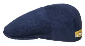 Stetson Plush finish Cotton Navy Blue Ivy flat cap