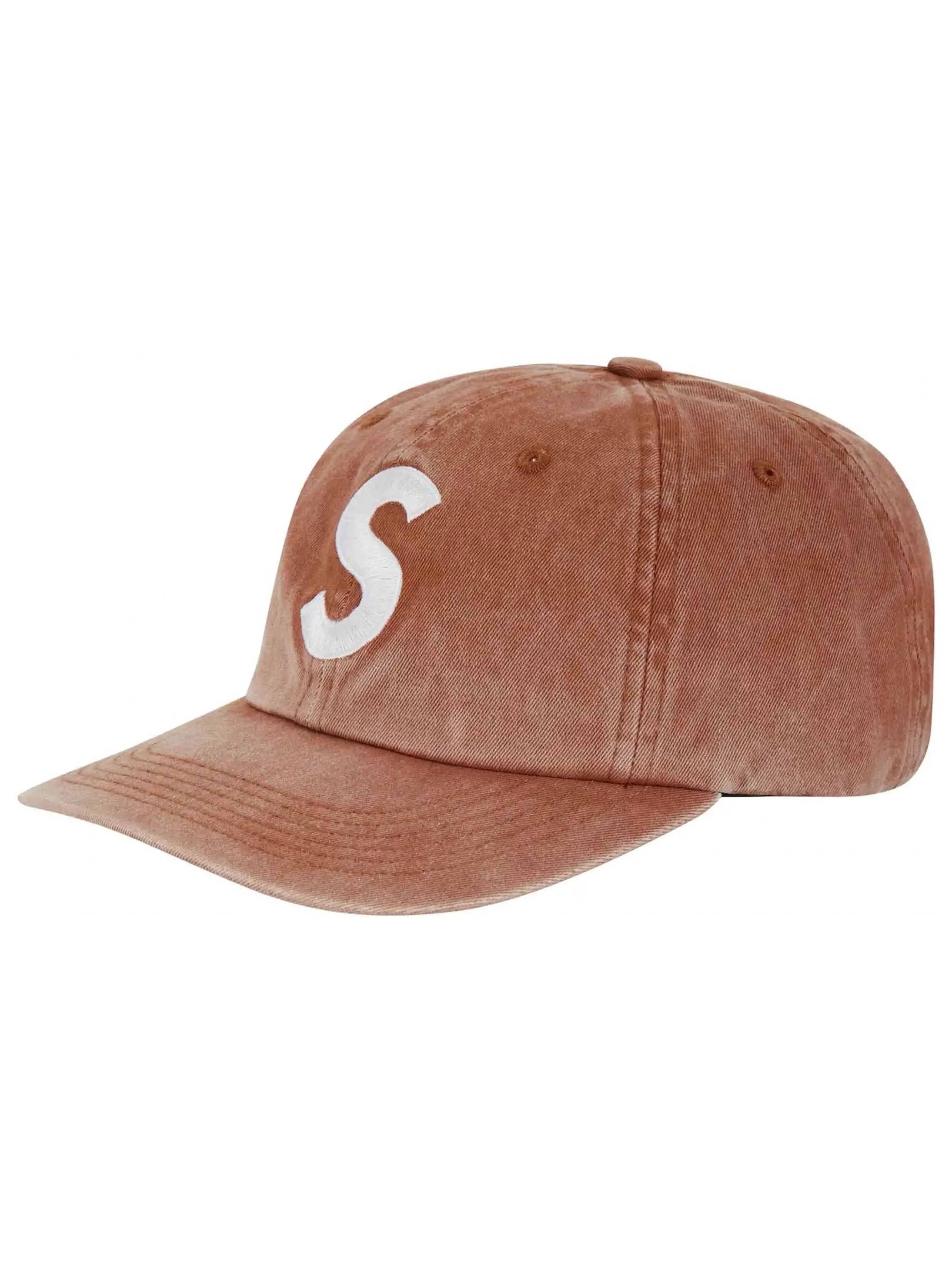 Supreme Pigment Print S Logo 6-Panel Light Tan (FW22)