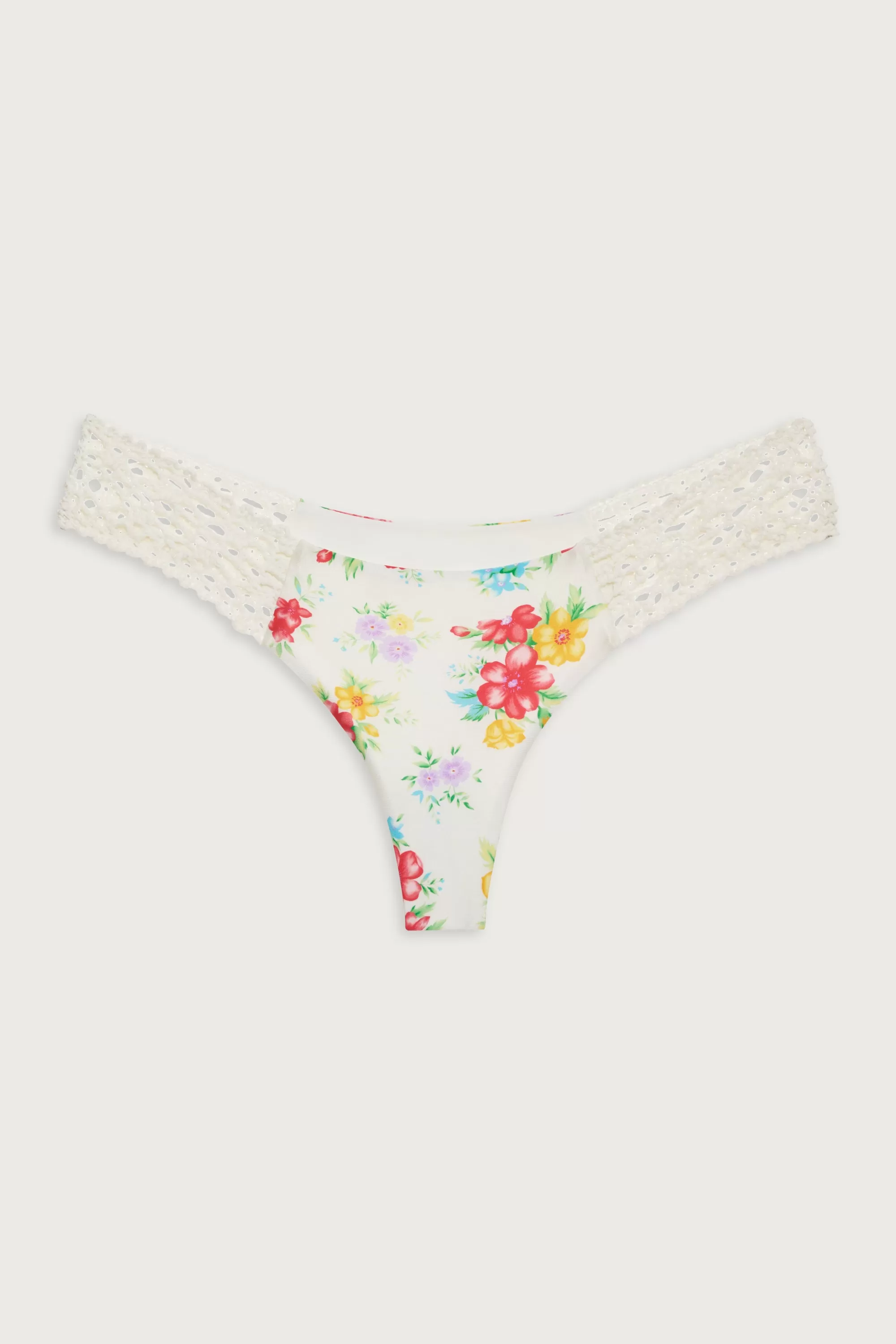 Tanner Shine Cheeky Bikini Bottom - Sweet Hibiscus