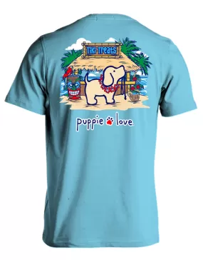 Tiki Treats Pup Short Sleeve Adult Tshirt