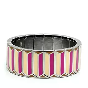 WildKlass Stainless Steel Multi Color Bracelet High Polished (no Plating) Women