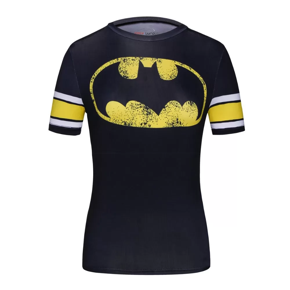 Women's Batman Compression 'Gameday' Short Sleeve Rashguard