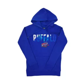 Women's New Era Bills Blue Ink 2022 Sideline Hoodie